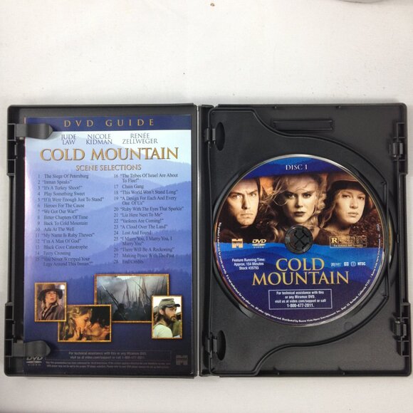 Cold Mountain - 2003 - War/Romance - Rated R - 2 Disc DVD - Used - Picture 3 of 4